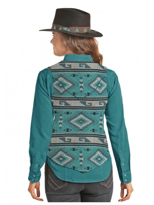 Aztec Jacquard Vest