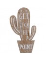 Wooden Cactus Point Sign