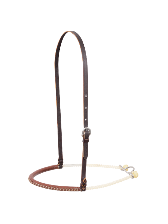 Leather Covered Rope Noseband