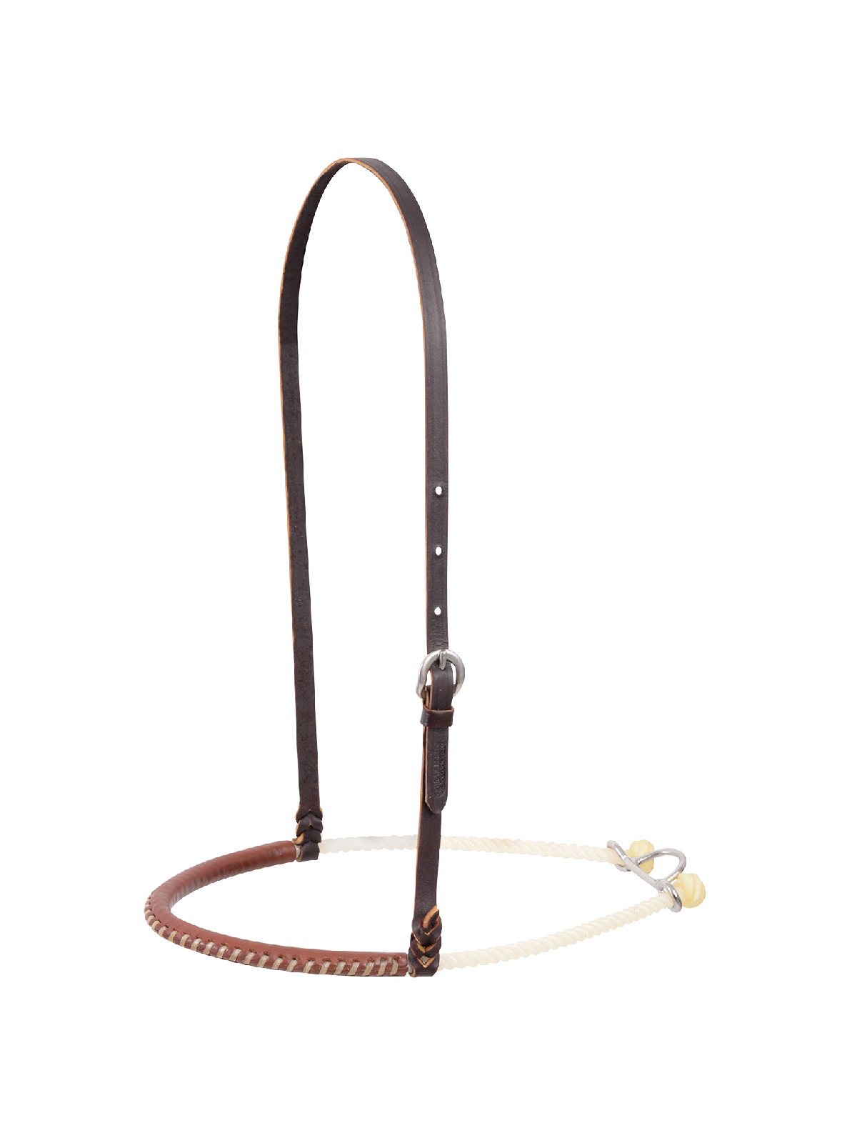Leather Covered Rope Noseband