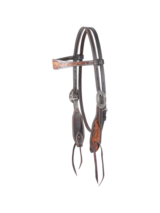 Floral Tooled Headstall