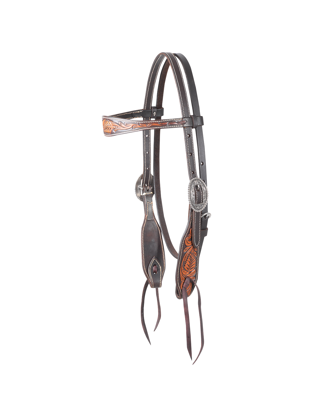 Floral Tooled Headstall