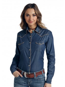 Bluse Brookings Chambray
