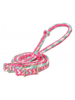 Braided Nylon Barrel Reins B19