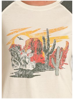Baseball Shirt Desert Print