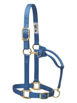 Nylon Halter Adjustable French Blue