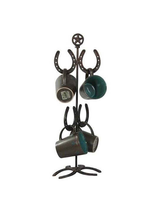 Horseshoe Mug Rack