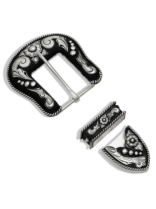 3 Piece Belt Buckle Set - Beads&Scrolls