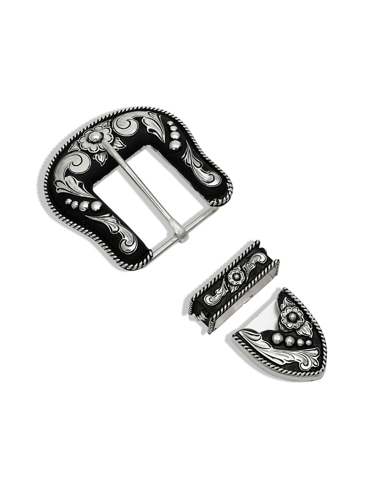 3 Piece Belt Buckle Set - Beads&Scrolls