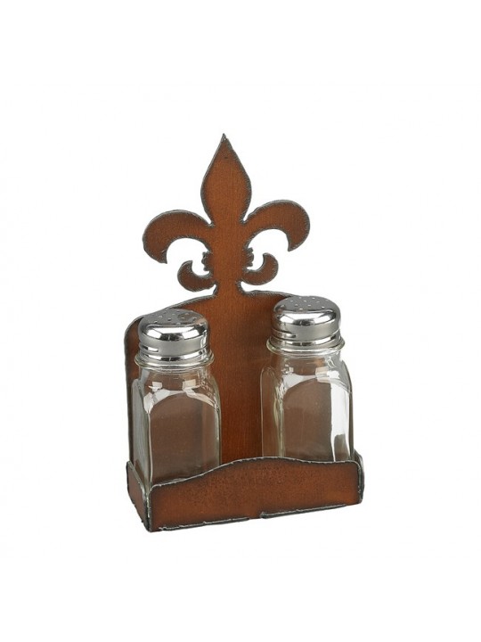 Fleur De Lis Salt & Pepper Holder