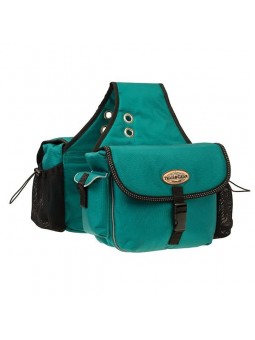 Polyester Satteltasche teal