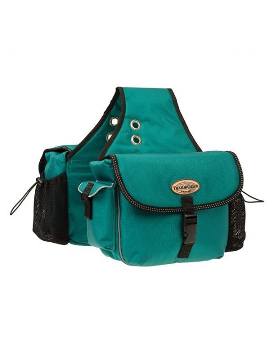 Polyester Satteltasche teal