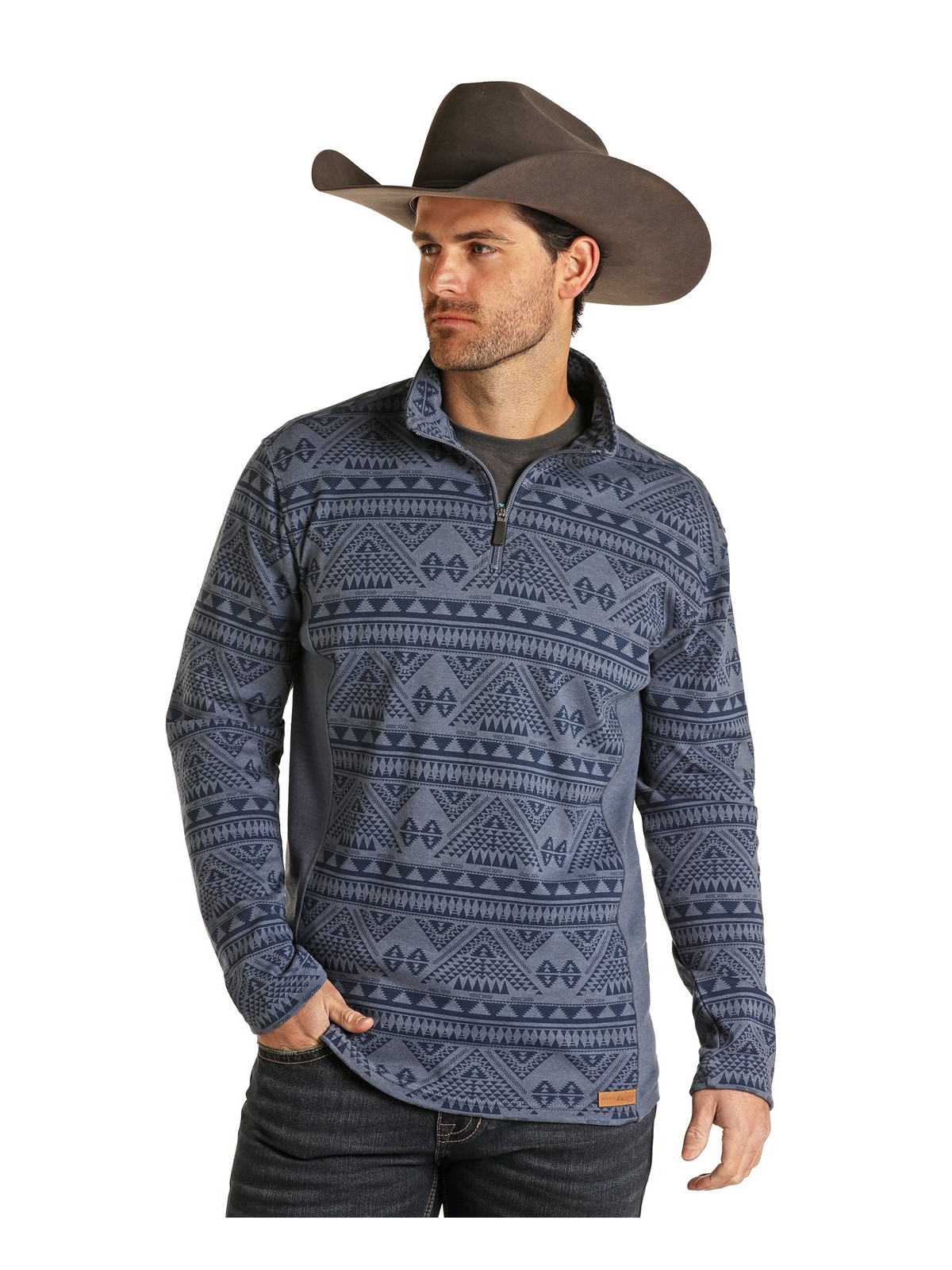 Aztec Pullover Indigo