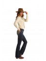 Mid Rise Boot Cut 8212