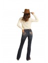 Mid Rise Boot Cut 8212