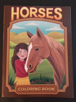 Horses Coloring Book