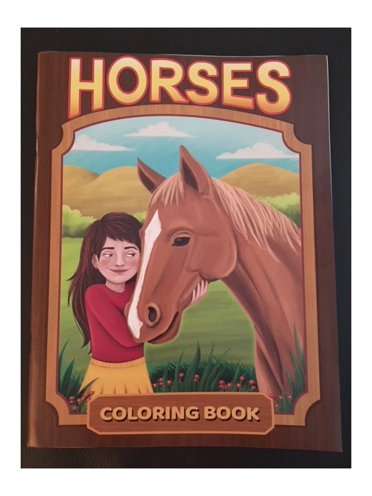 Horses Coloring Book