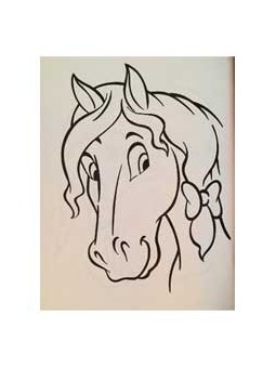 Horses Coloring Book