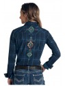 Western Shirt Ombre Indigo