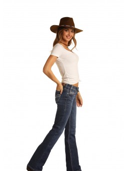 Mid Rise Boot Cut 6132