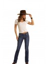 Mid Rise Boot Cut 6132