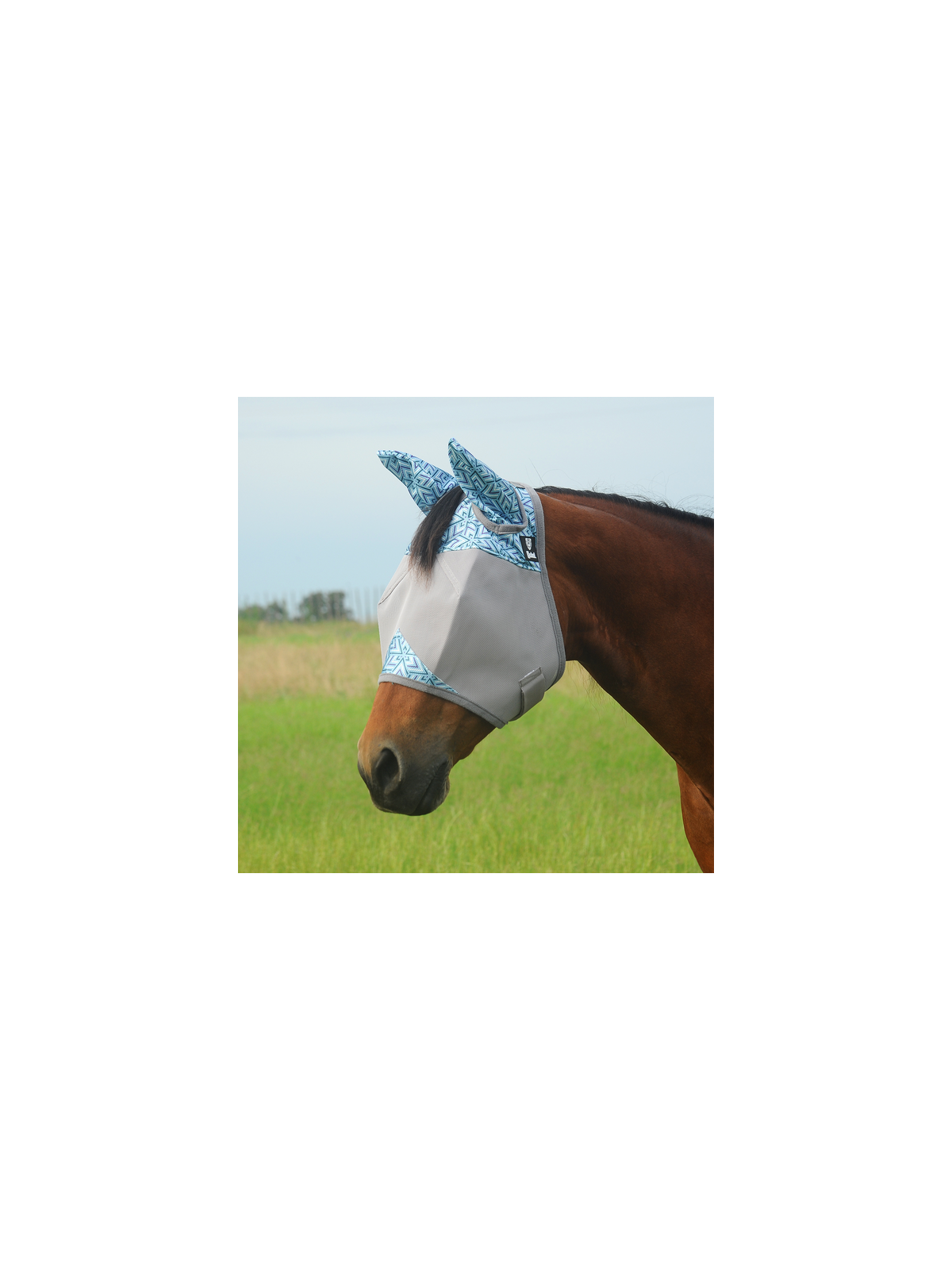 Crusader Fly Mask w. Ears Azure