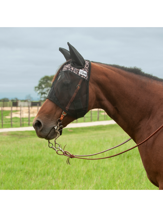 Quiet Ride Fly Mask w/ Ears Leo