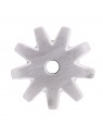 SS Brushed 9 Point Rowel