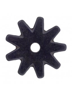 Black Satin 9 Point Rowel