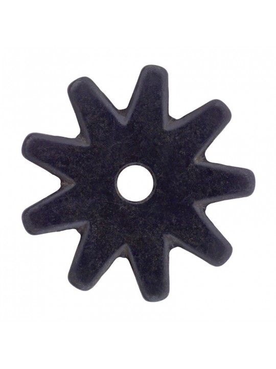 Black Satin 9 Point Rowel