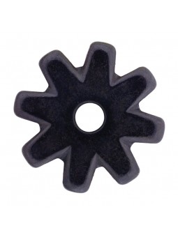 Black Satin 8 Point Rowel
