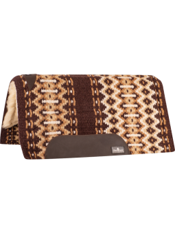 Sensorflex Wool Straight Top Saddle Pad 32x34 coffee cream