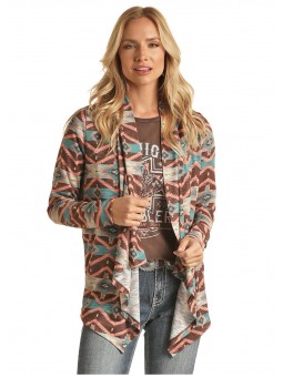Aztec Cardigan Brown