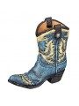 Cowboy Boots Figurine turquoise