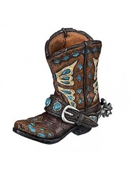 Cowboy Boots Figurine brown