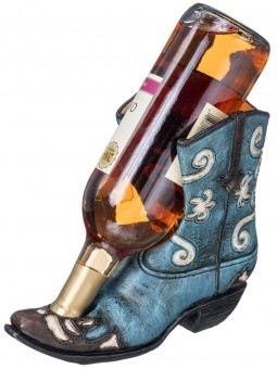 Cowboy Boot Weinflaschenhalter