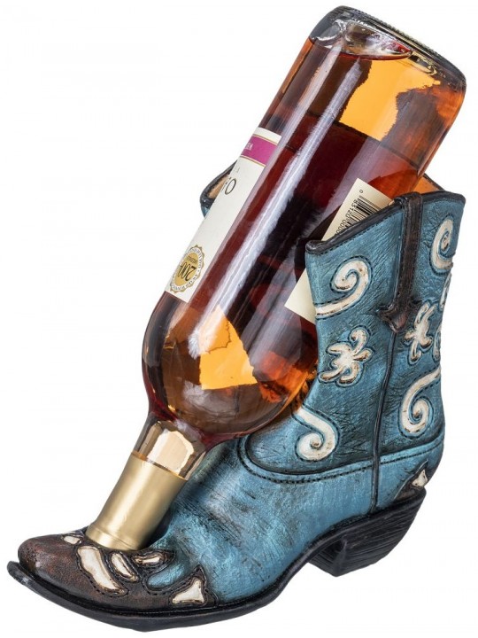 Cowboy Boot Wine Bottle Holder