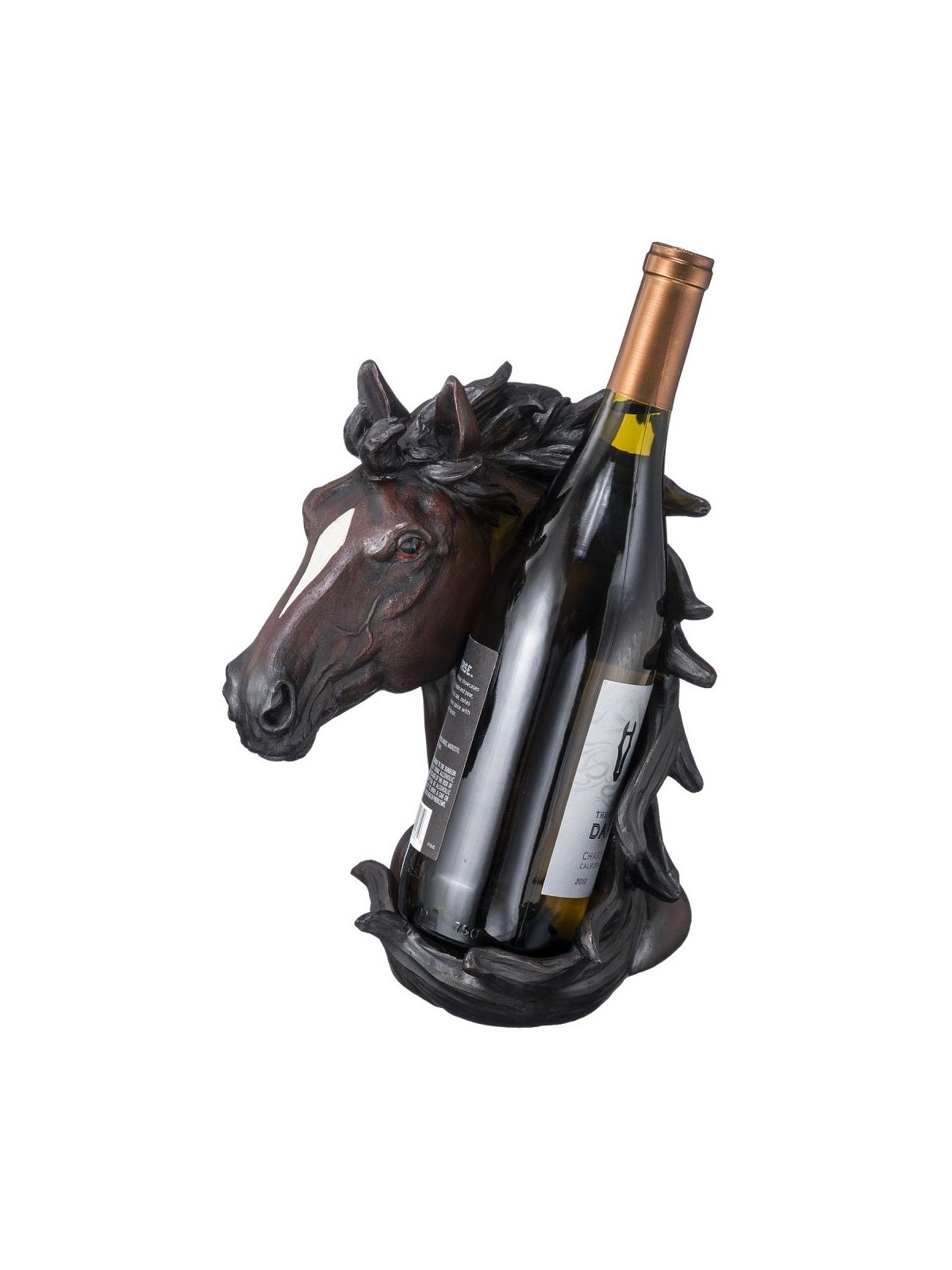 Weinflaschenhalter Pferdekopf