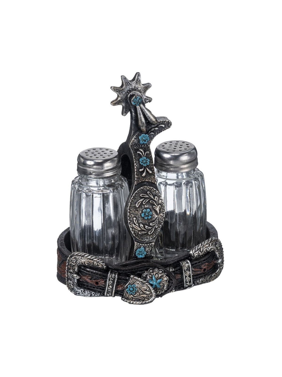 Western Spur Salt And Pepper Shaker Set