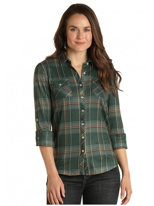 Western Shirt Plaid Forest