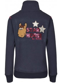 Sweat-Shirt Jacke Star Horse