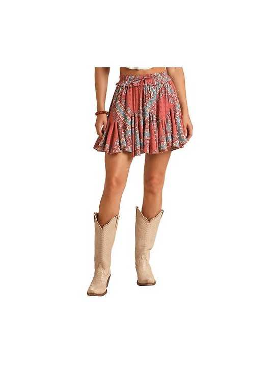 Godet Bandana Skirt