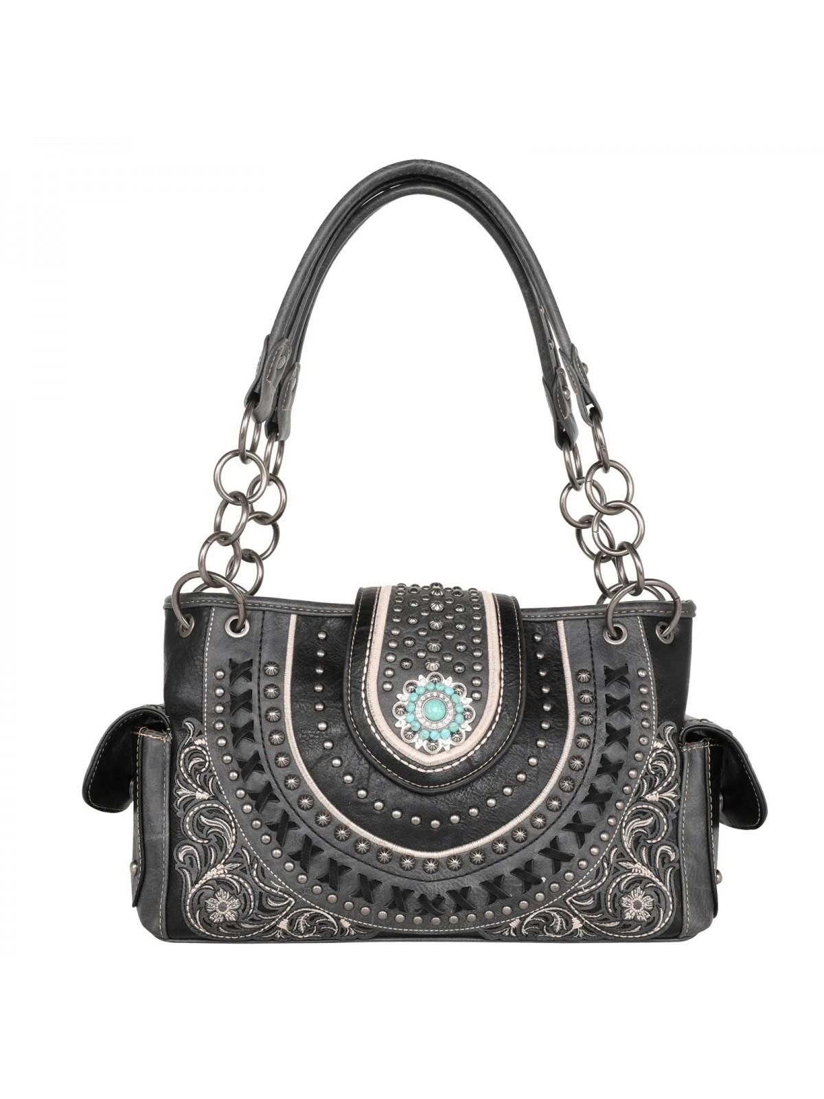 Concho Collection Satchel black