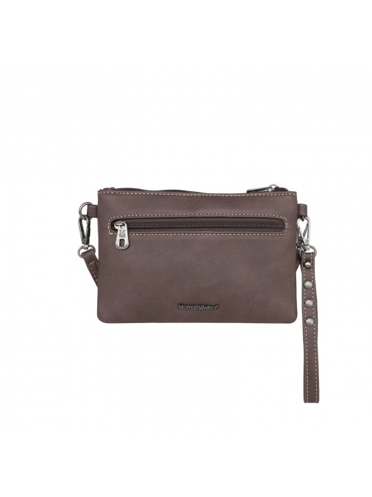 Turquoise Stone Crossbody braun