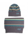 Knitted Cap and Scarf Set