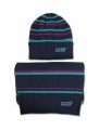 Knitted Cap and Scarf Set