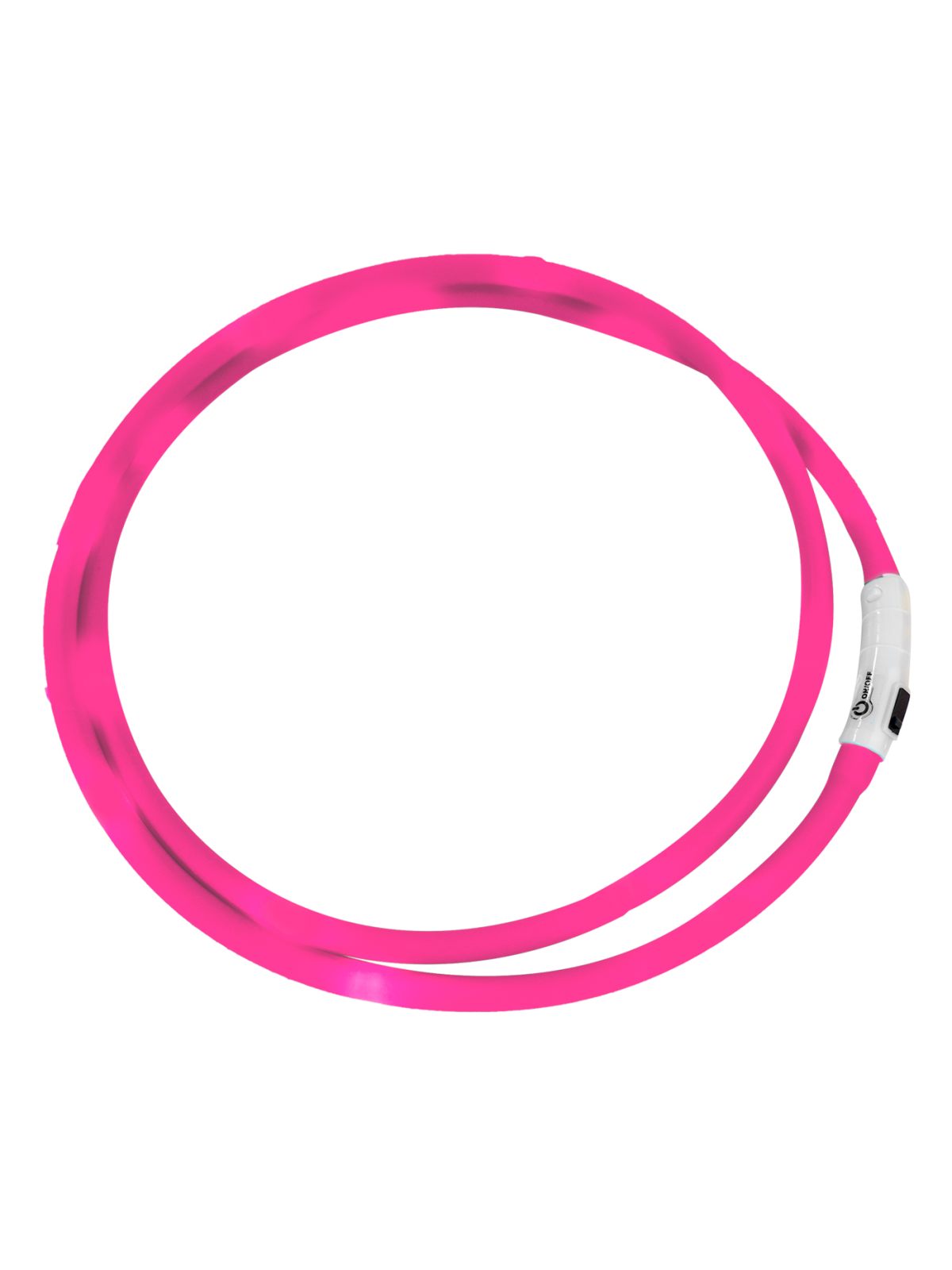 LED-Halsriemen pink