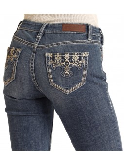 Mid Rise Stretch Bootcut Jeans R1C3