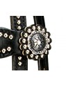 Back in Black Headstall