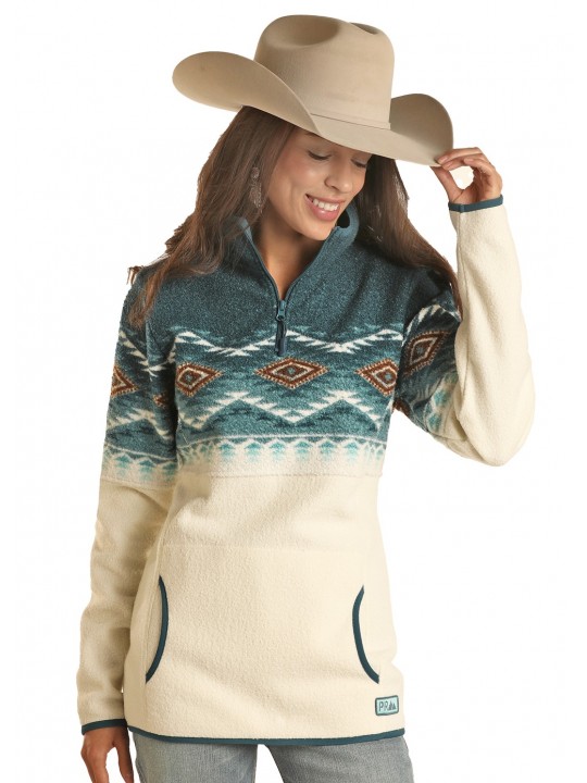 Aztec Border Pullover